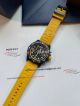 clone Breitling Endurance Pro Swiss Quartz black face yellow strap watch (5)_th.jpg